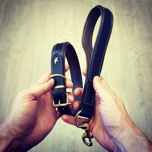 Bespoke Dog Collar and Lead for a Large German Shepherd