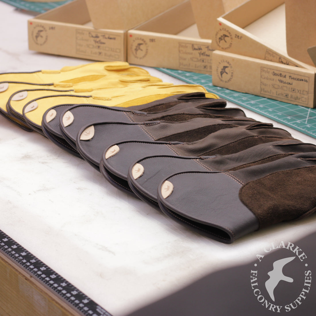 Double thickness gloves...