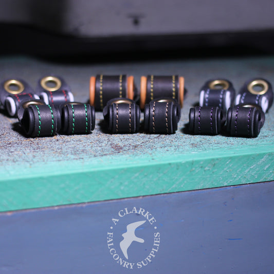 Some of our bespoke lined anklets in a variety of colours and sizes...