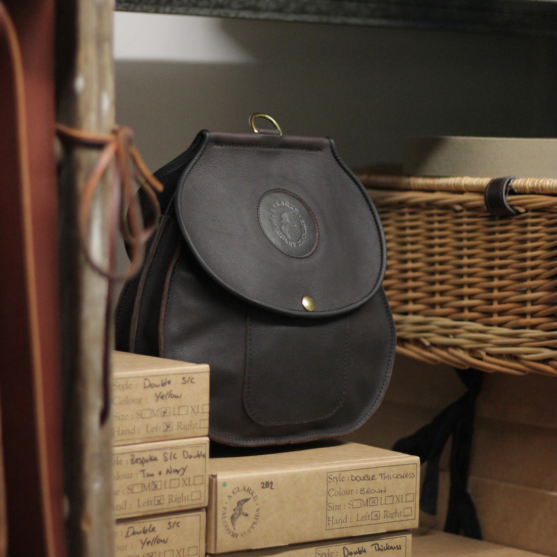 * Update * Our Leather Traditional Falconry Bags