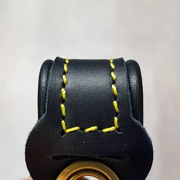 Bespoke Anklets in Black and Yellow