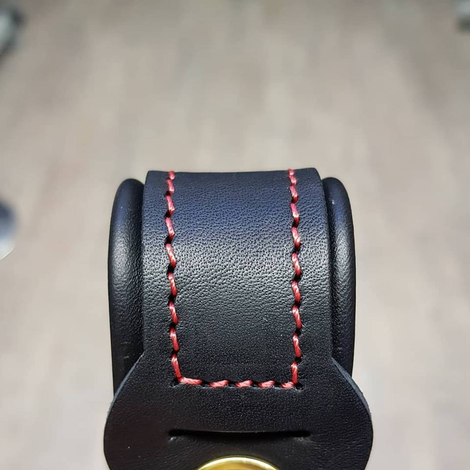 Black and Red Bespoke Anklet