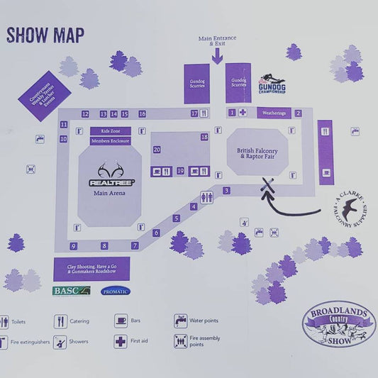 How to Find Us at the Falconry Fair