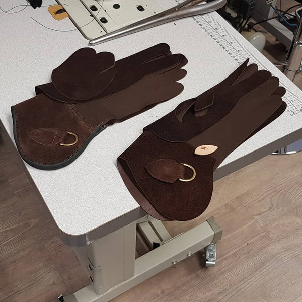 The Last of Our Brown Double Thickness Falconry Glove