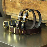 Bridle Leather Dog Collar