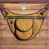 Tan and Black Stretton Falconry Bag