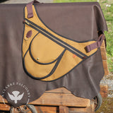 Tan and Black Stretton Falconry Bag